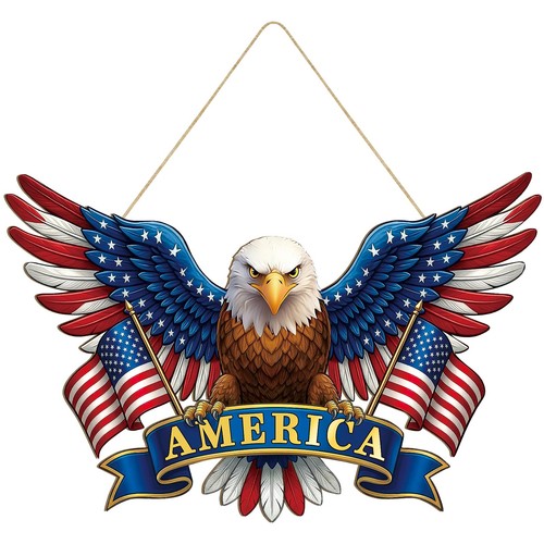 Wooden 4th july - 4th, decoration