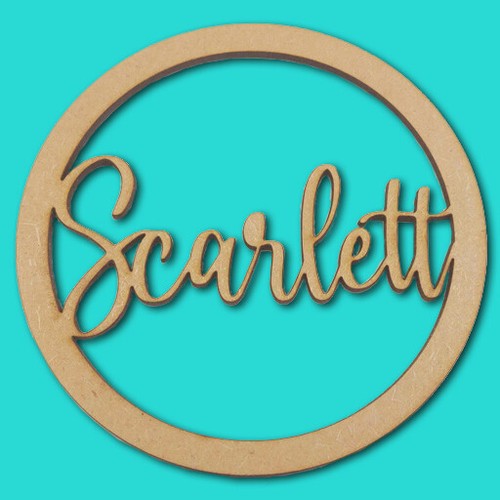 Personalised wooden name - personalised,