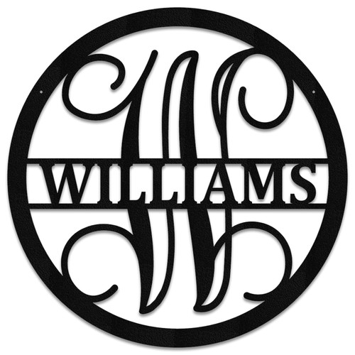 Zmetalz circle metal monogram - zmetalz,