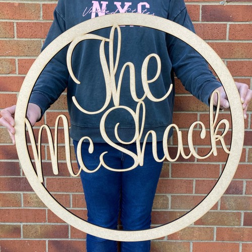 Personalised wooden name - personalised,