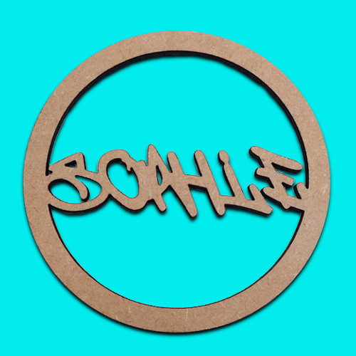 Personalised wooden name - personalised,