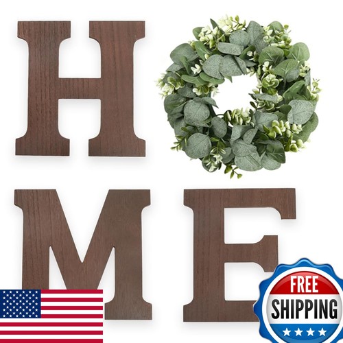 Pinkpum wood home sign - home,
